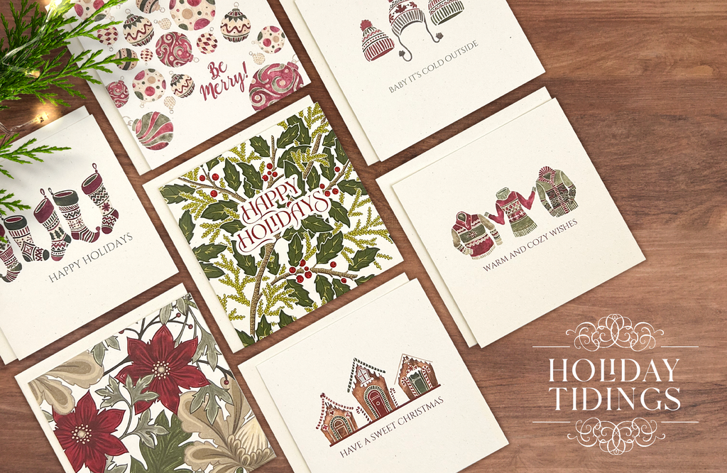 Collection of holiday greeting cards 