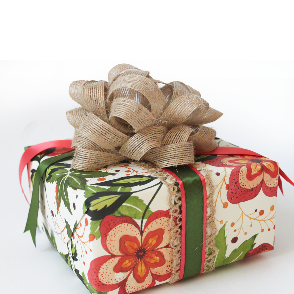 Bliss Botanical Eco Gift Wrap - Box of 3 Sheets