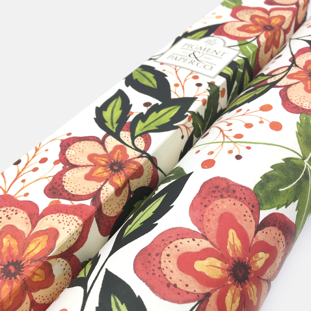Bliss Botanical Eco Gift Wrap - Box of 3 Sheets