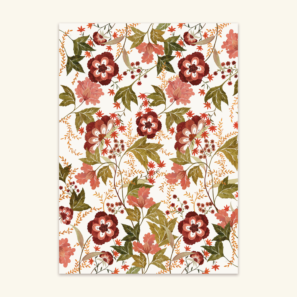 Charm Botanical Eco Gift Wrap - Box of 3 Sheets