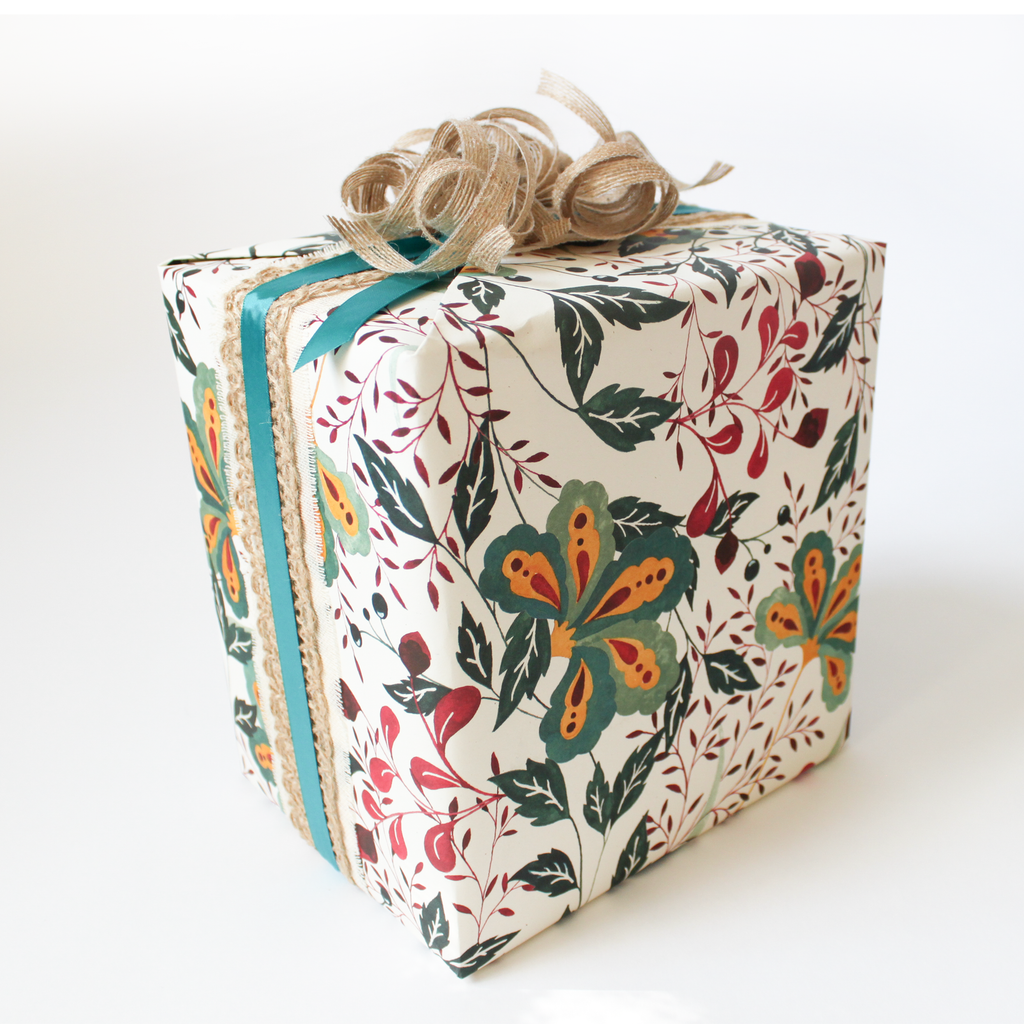 Delight Botanical Eco Gift Wrap - Box of 3 Sheets