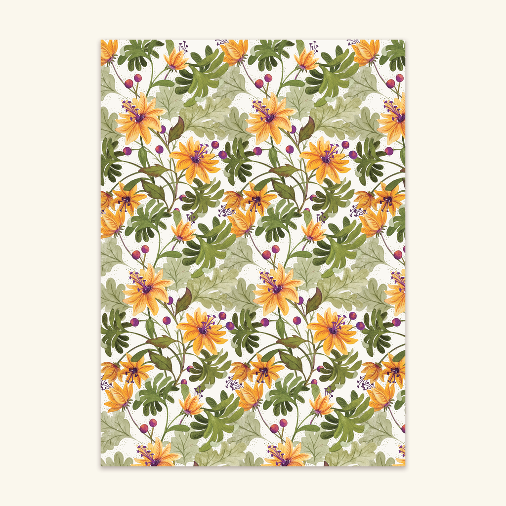Glee Botanical Eco Gift Wrap - Box of 3 Sheets