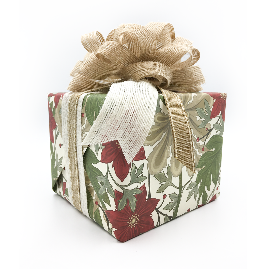 Merry Botanical Holiday Eco Gift Wrap - Box of 3 Sheets