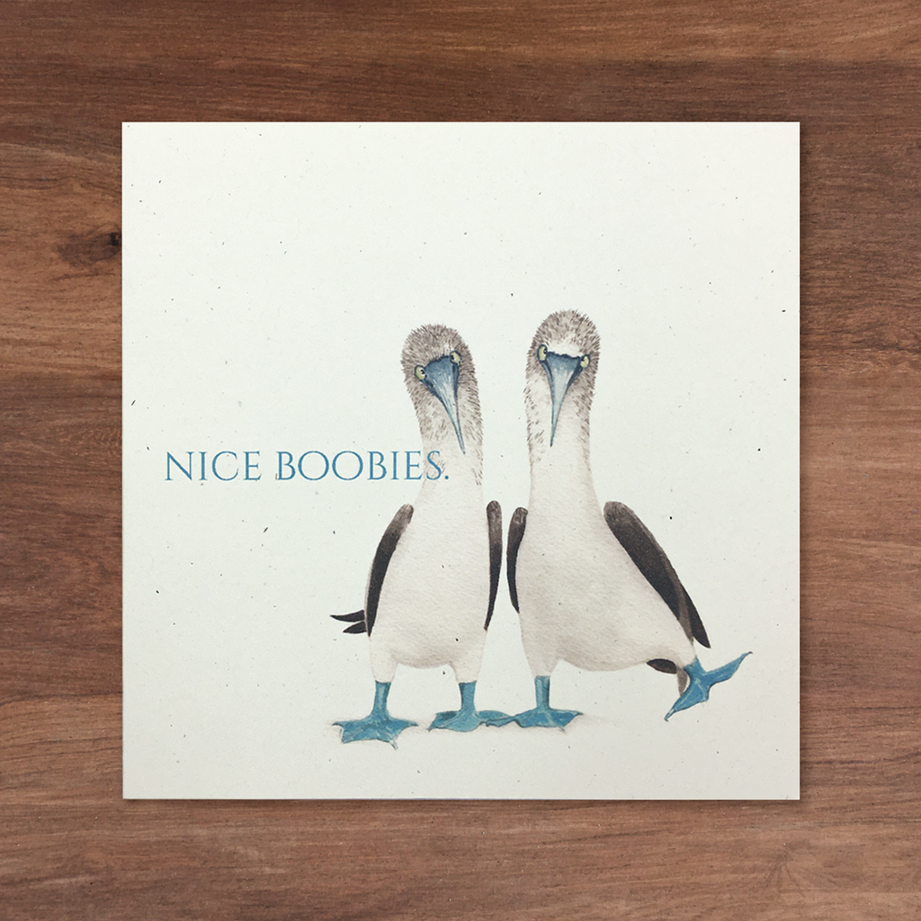Magnificent Beasts - Nice Boobies Greeting Card