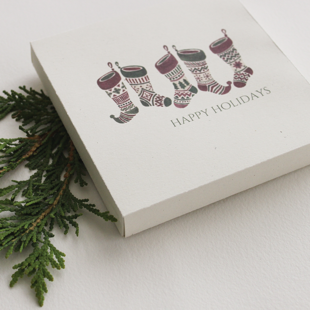 Stockings Holiday Greeting Card Box Set